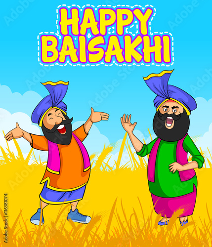 Happy Baisakhi Stock Vector | Adobe Stock Happy Baisakhi Stock Vector | Adobe Stock