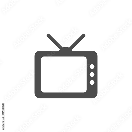 Icono de un televisor clásico o antiguo