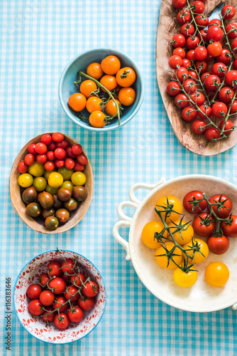 fresh produce tomatoes on table