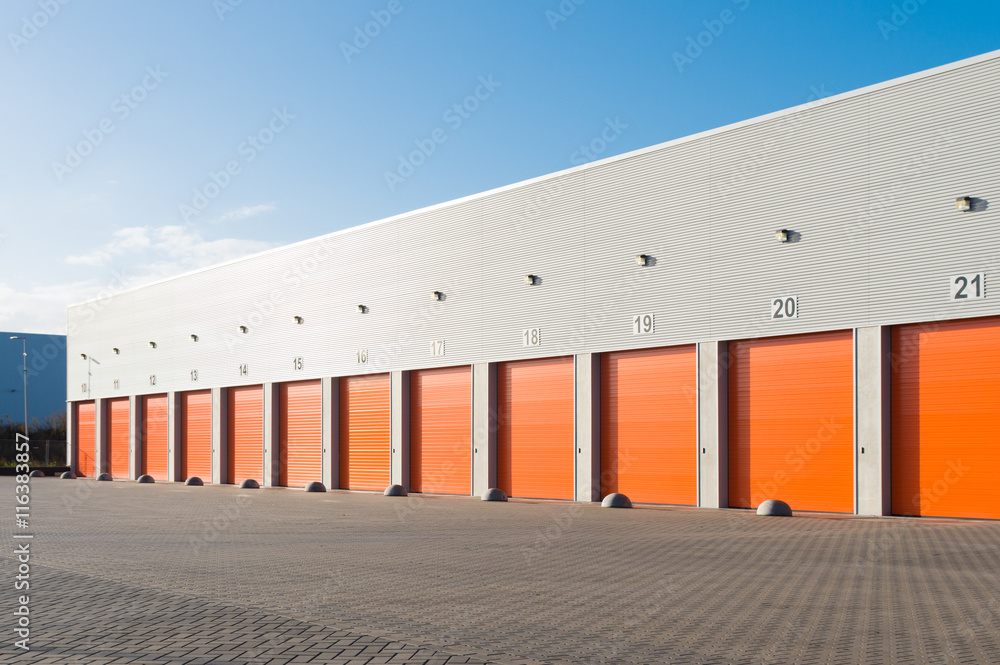 commercial warehouse exterior