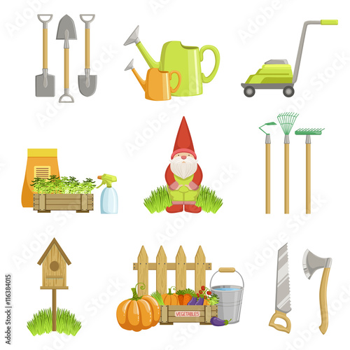 Garden Related Objects Set