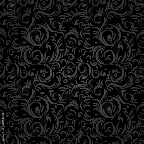 Black stylized pattern