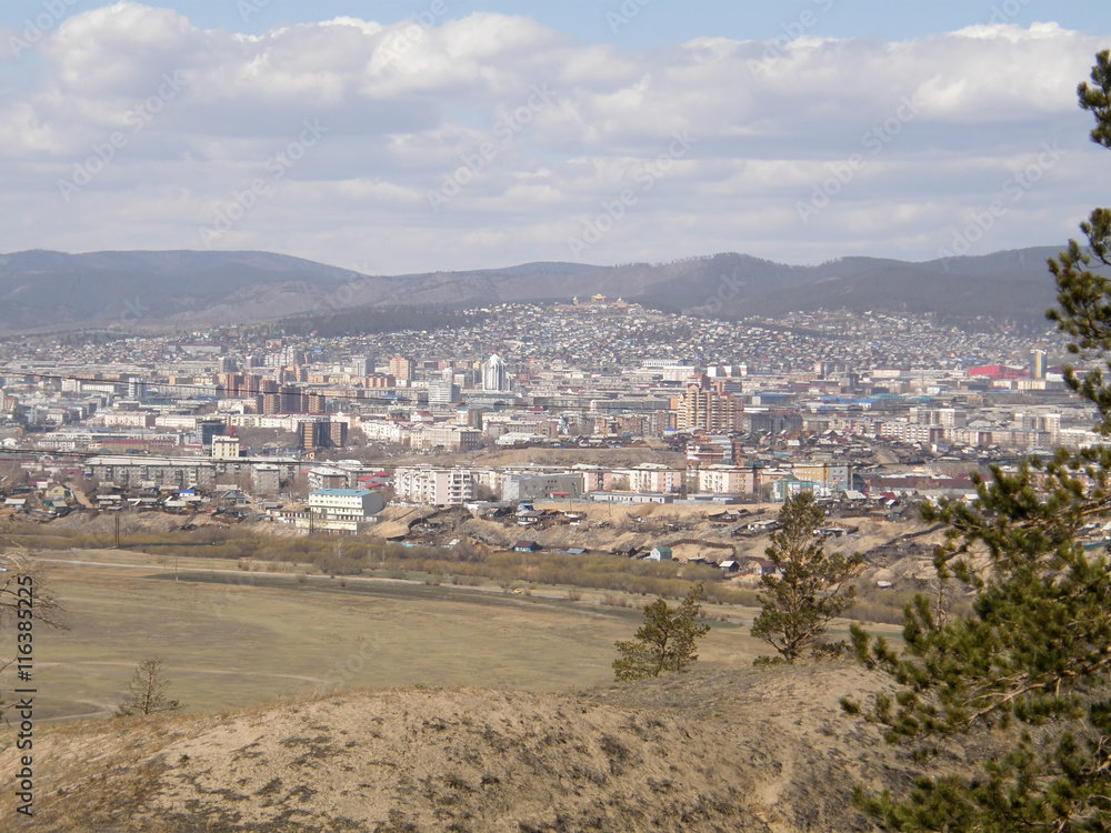 Fototapeta premium View of the city of Ulan-Ude.