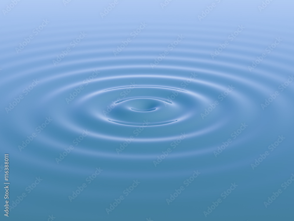 Water waves and ripples 3D rendering Water waves and ripples 3D rendering