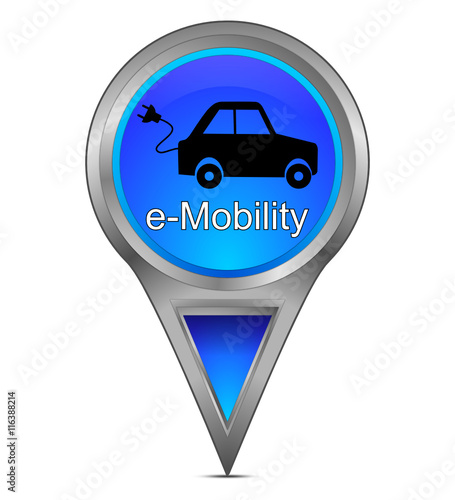 Map pointer with e-Mobility