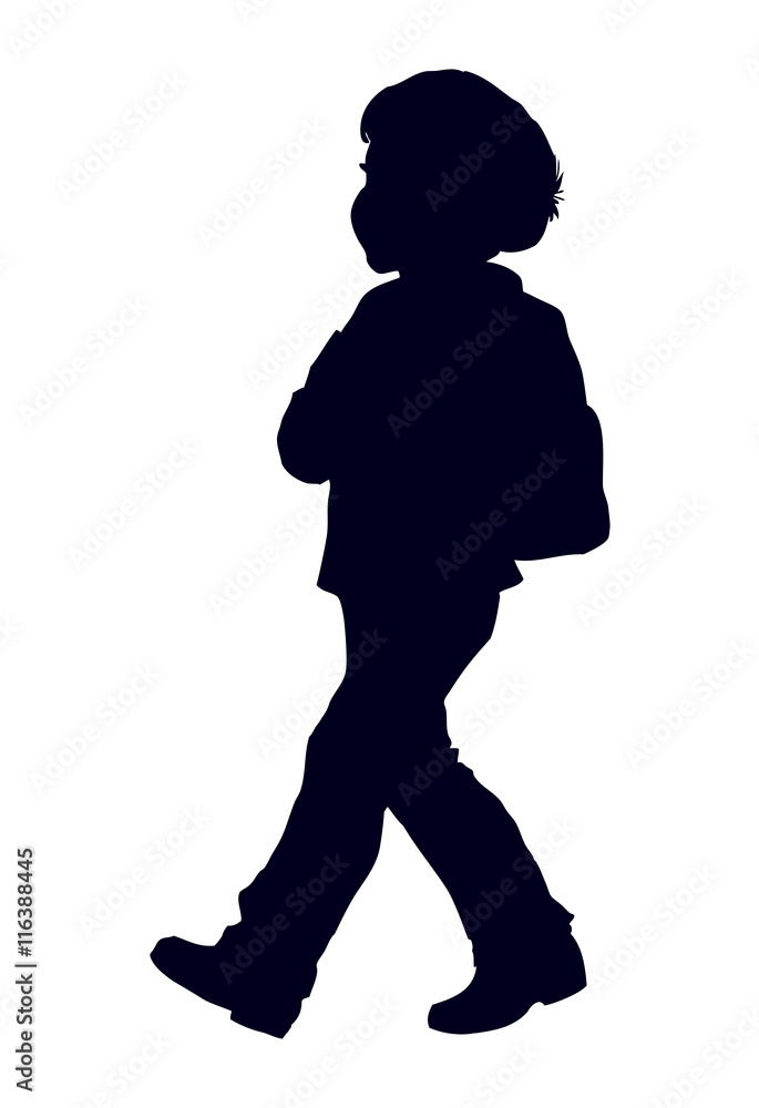 Lush bow. Vector drawing