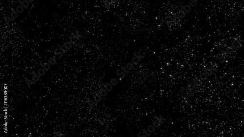 starry dark sky with twinkling stars 