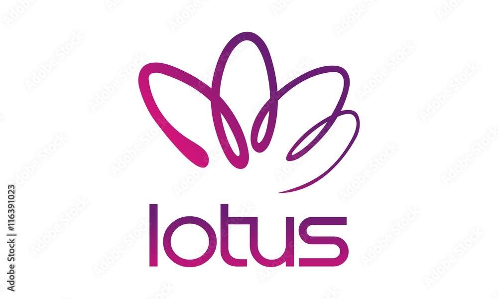 abstract lotus logo design abstract lotus logo design