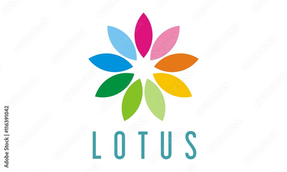 colorful lotus logo colorful lotus logo