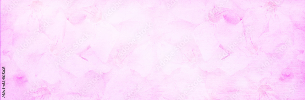 Pink oleander flowers with mulberry paper texture for title bar
