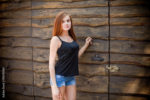 Pretty woman with with a beautiful smile