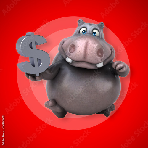 Fun hippo