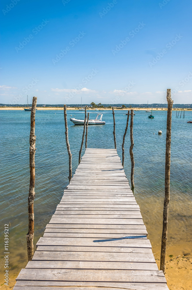 Naklejka premium Ponton