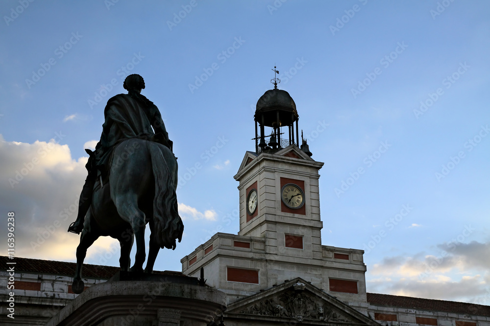 Obraz premium Puerta del Sol in Madrid