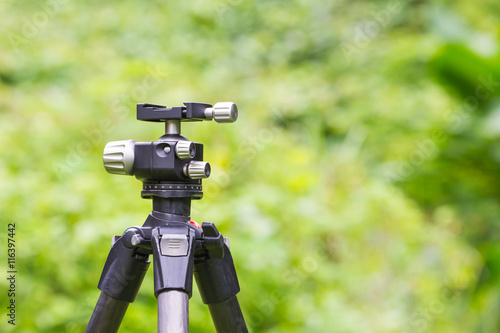 Close up Tripod in nature