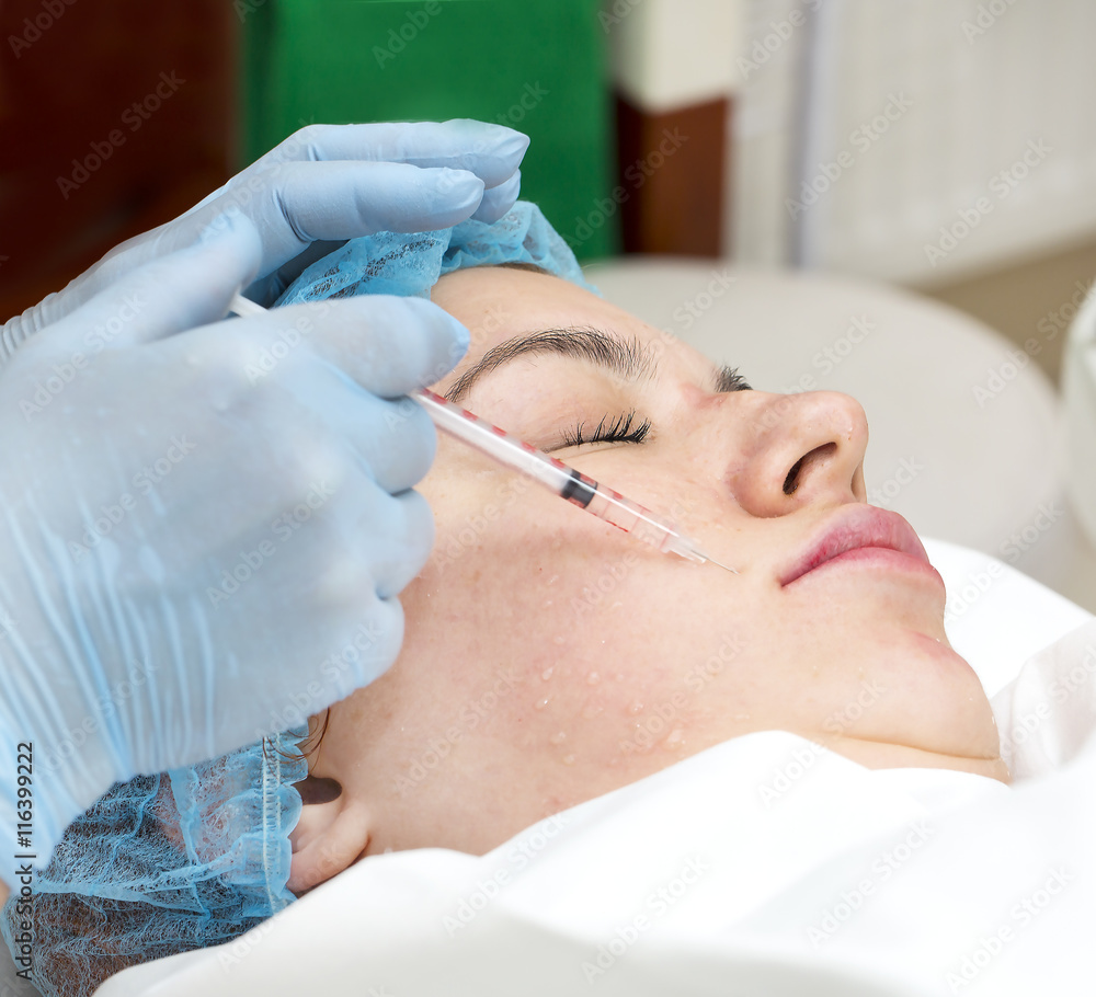 woman is in the process cellulite mesotherapy clinic woman is in the process cellulite mesotherapy clinic