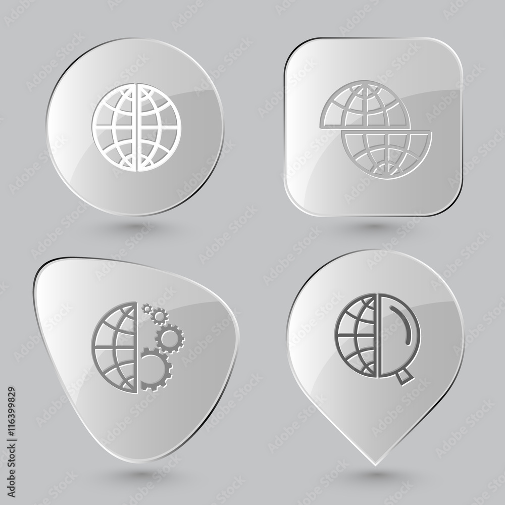 globe, shift globe, globe and gears, globe and magnifying glass. globe, shift globe, globe and gears, globe and magnifying glass.