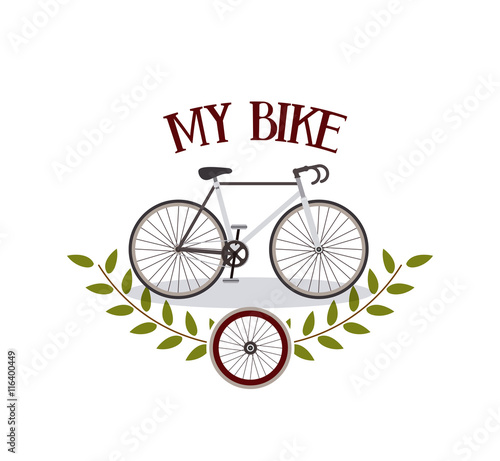 bicycle frame isolated icon design, vector illustration graphic 