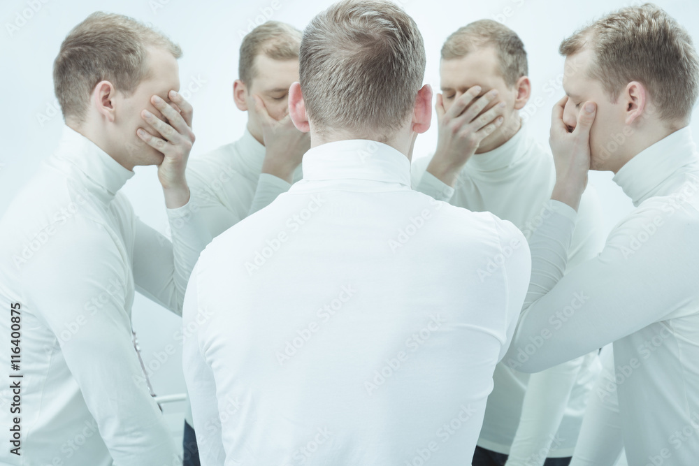 Man with suicide thoughts Man with suicide thoughts