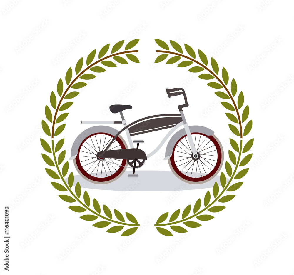 Naklejka premium bicycle frame isolated icon design, vector illustration graphic 