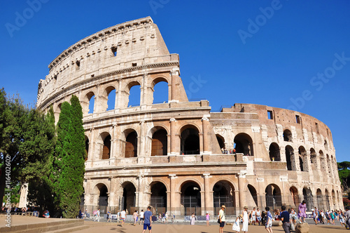 ROME, ITALY, JULY 9, 2016: Colosseum in Rome