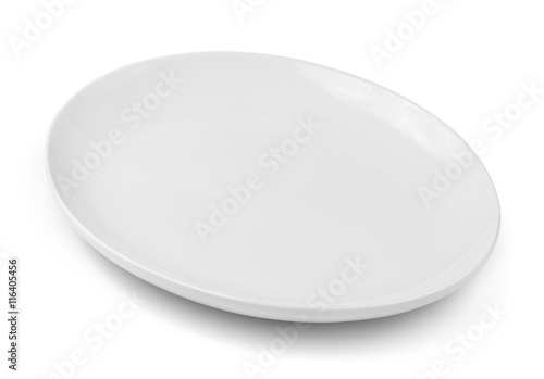  plate isolated on a white background