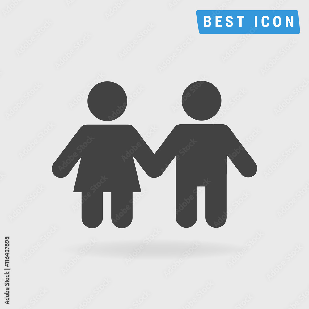 Child Icon, vector icon eps10. Child Icon, vector icon eps10.