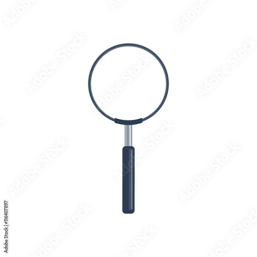 Magnifying Glass,loupe in a flat style. Zoom. Magnifier. Vector illustration.