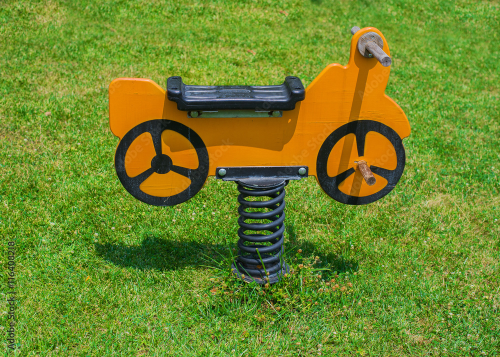 Fototapeta premium garden wooden bicycle