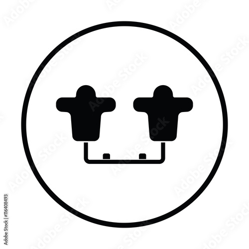 American football  tackling sled icon