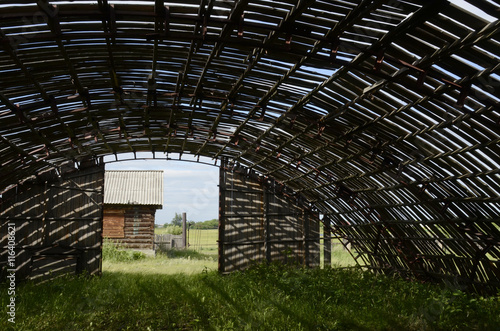 An old barn in the countryside © Salavat Safiullin