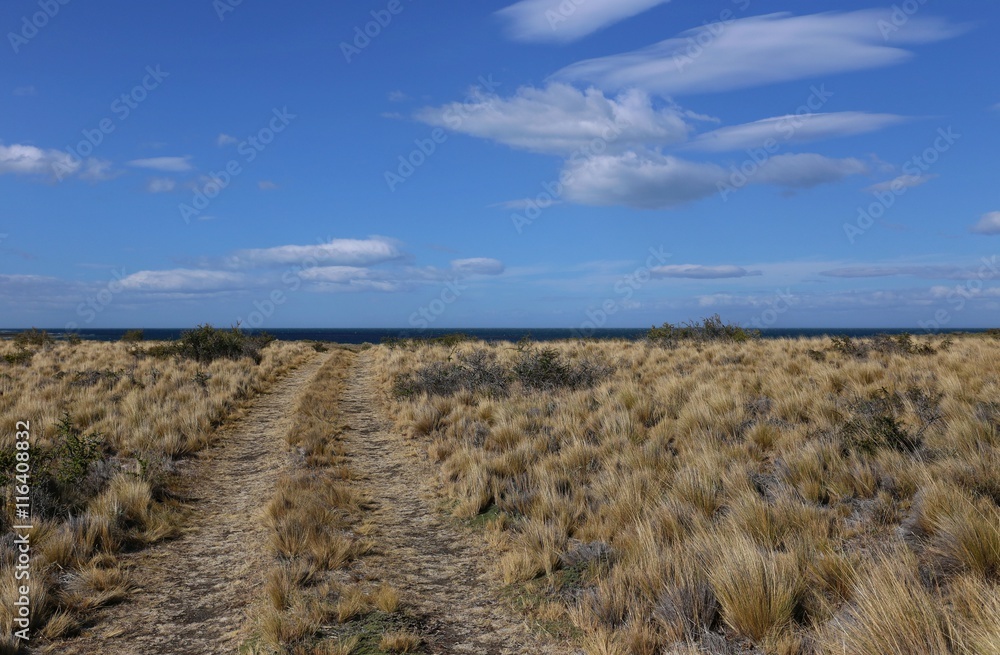 Fototapeta premium Strassen ans Meer