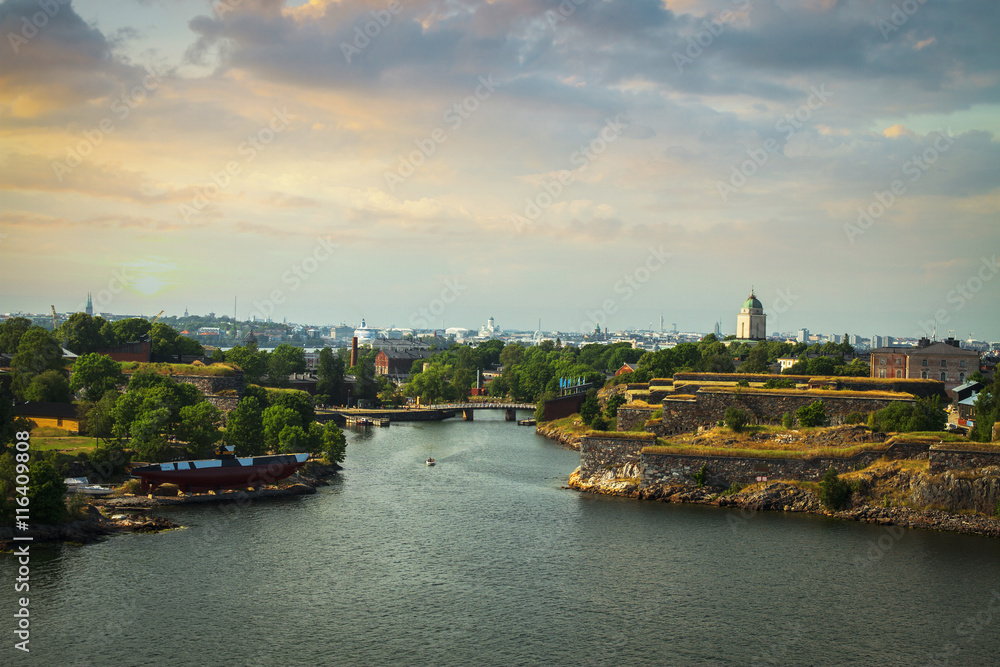 Obraz premium Port in Helsinki