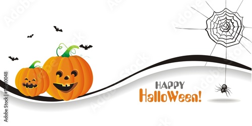 Happy Halloween mit Kürbis