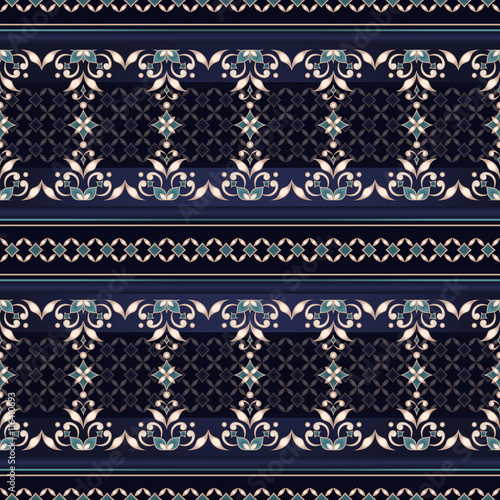Vector line art seamless texture.