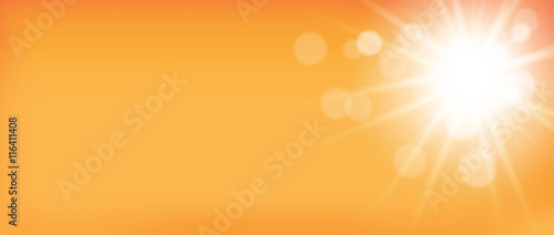 Hintergrund Sonne Orange