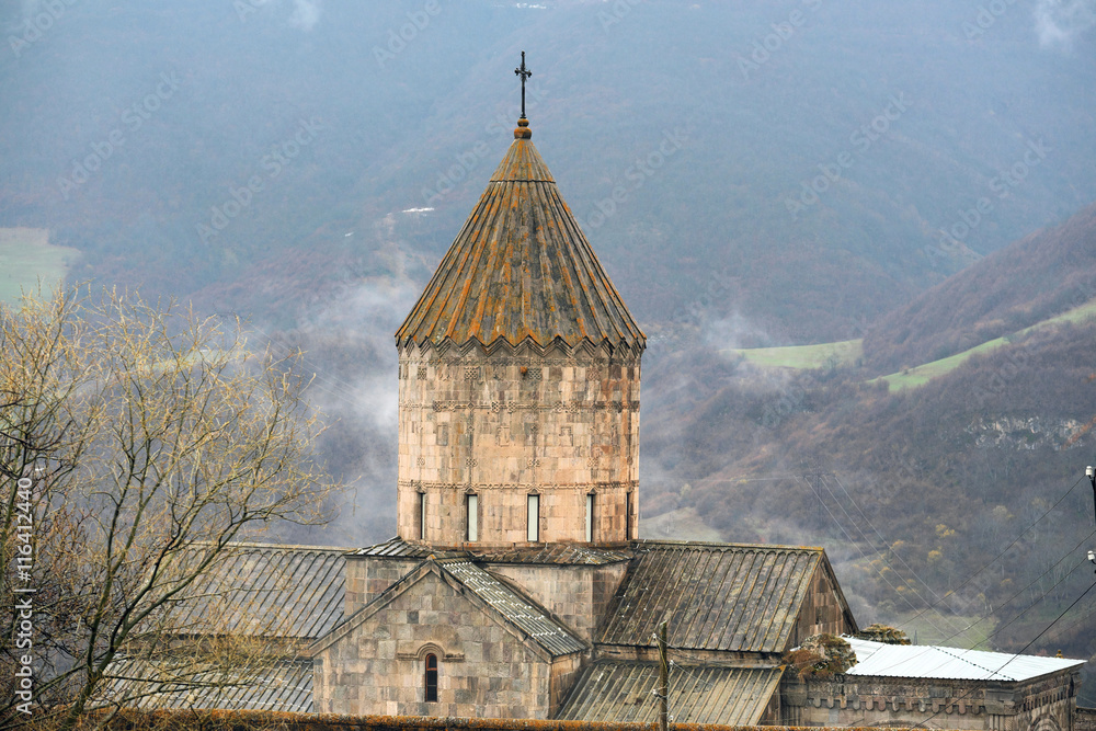 Ancient monastery Tatev in Armenia Ancient monastery Tatev in Armenia