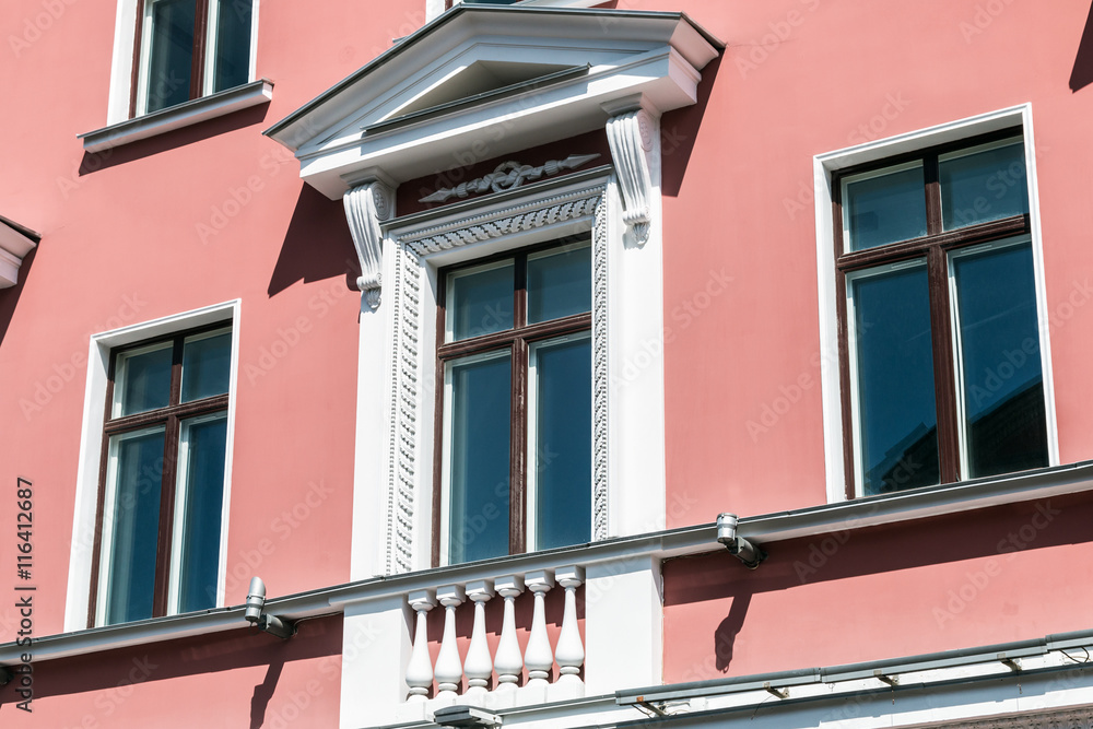 view of the architectural elements of the buildings of the Nevsk