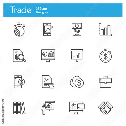 Trade line icons