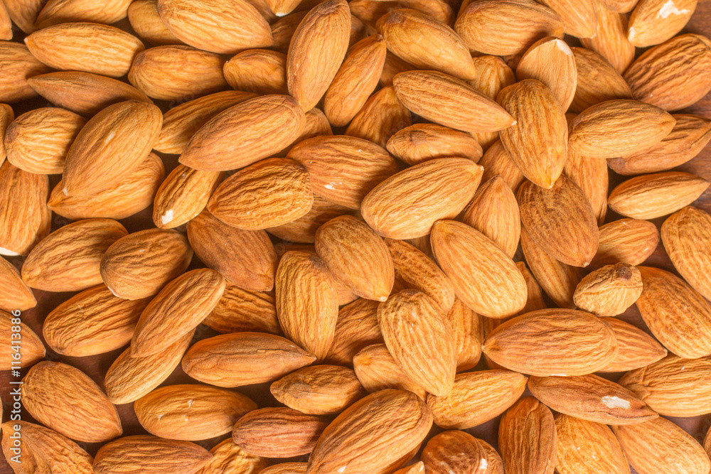 Fototapeta premium Close-up on Almonds