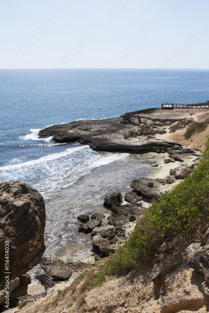 Al Mughsayl - popular tourist destinations in Dhofar, Oman.