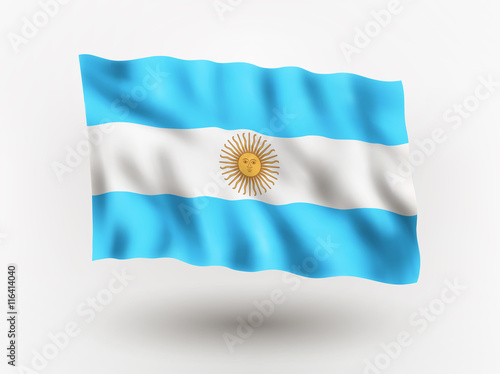 Flag of Argentina.
