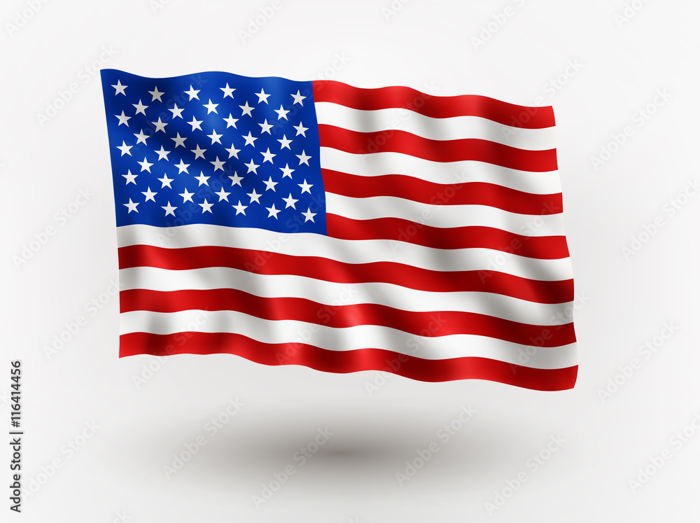 Flag of USA. Flag of USA.