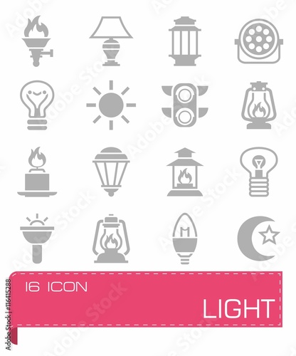 Vector Light icon set