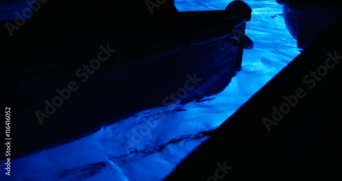 Blue grotto in Capri island, Italy.