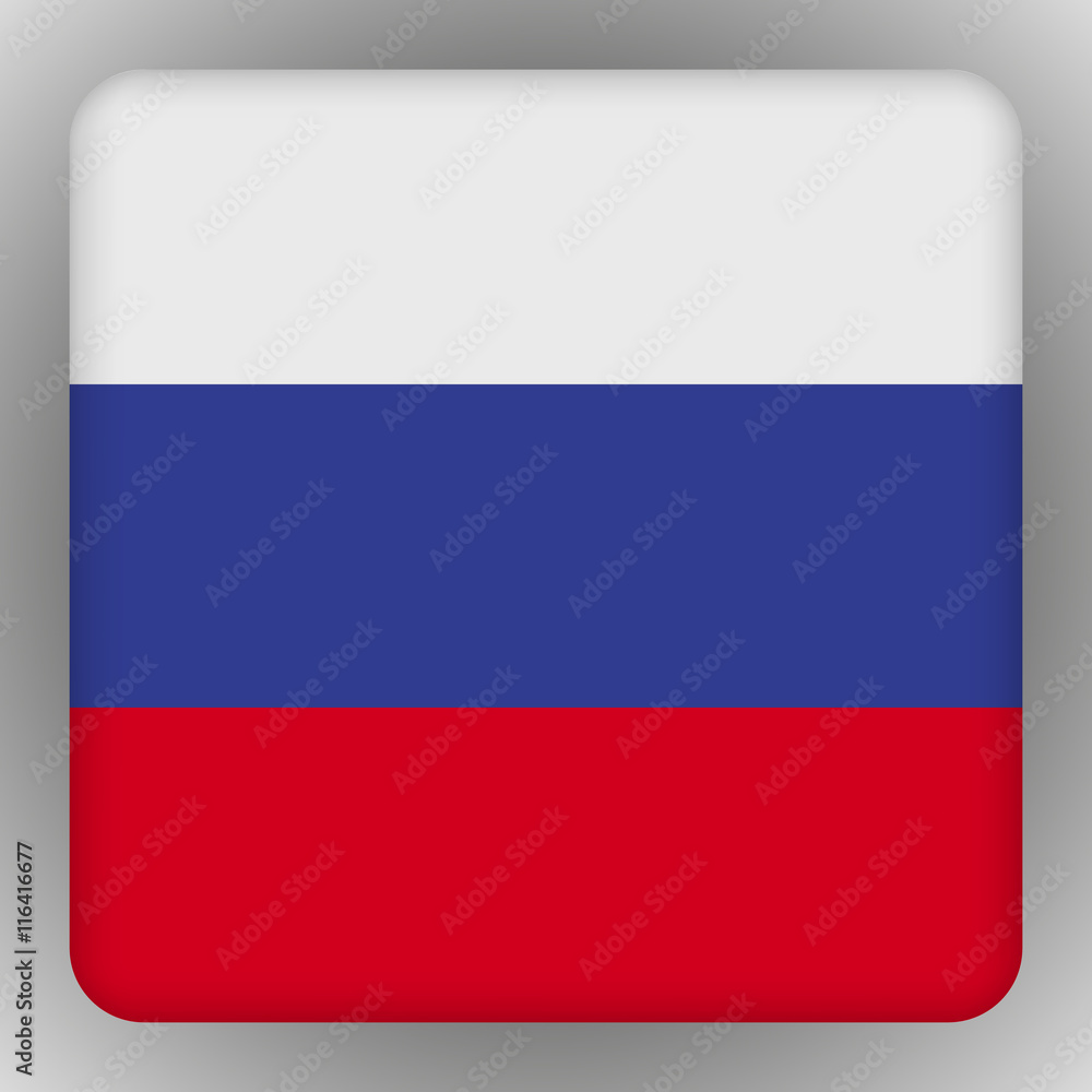 Vector - Russia Flag Smartphone Application Square Buttons Vector - Russia Flag Smartphone Application Square Buttons