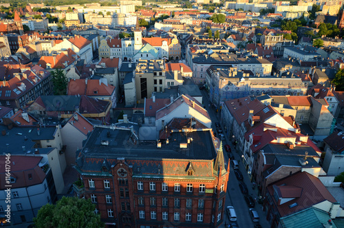 Obraz na płótnie View of the Gliwice in Poland w salonie