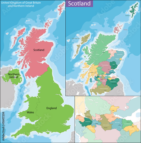 Map of Scotland