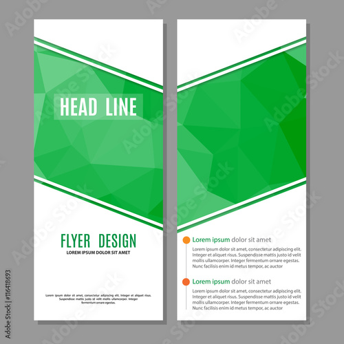 Fotografía Vector Brochure Flyer design Layout template