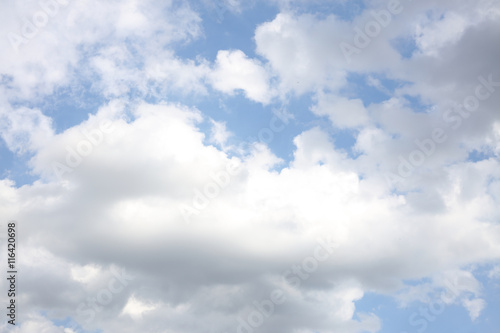 Blue sky with clouds background